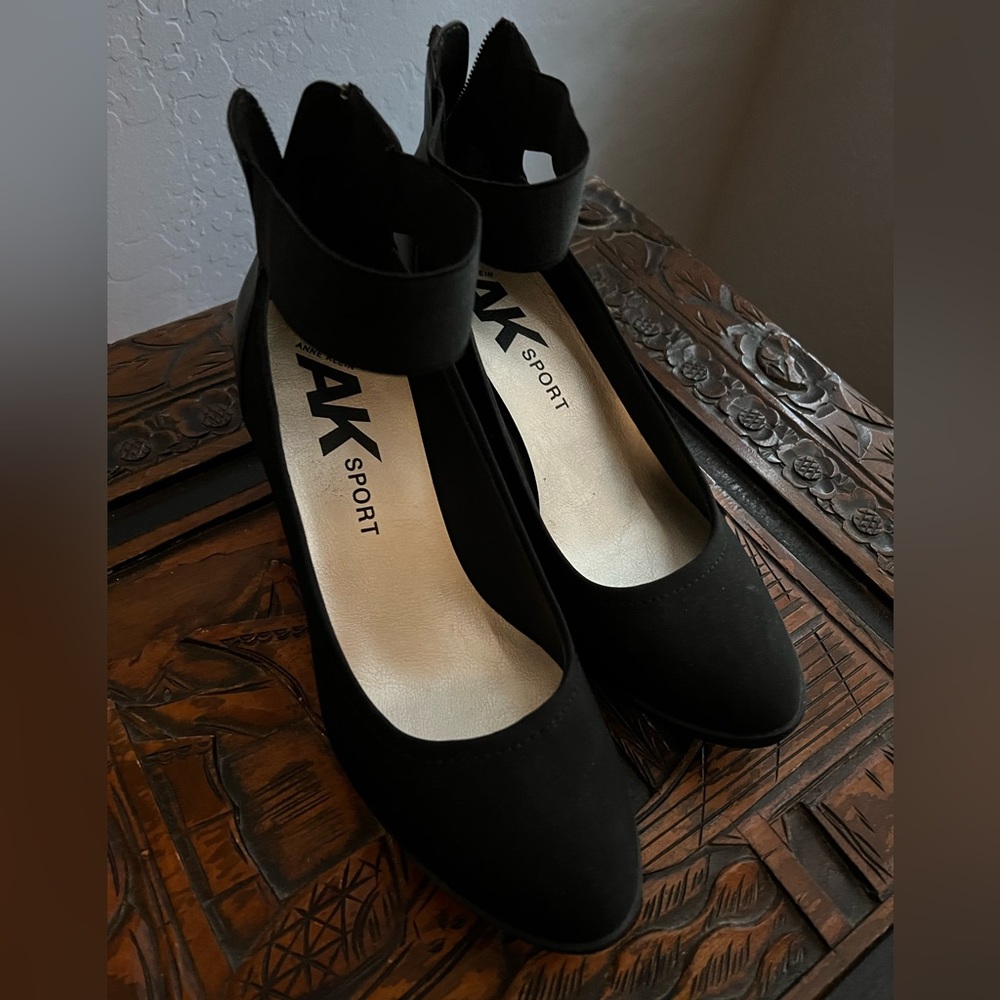 Anne Klein Sport Black Wedges